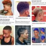 270 photos de coupes afro Pinterest