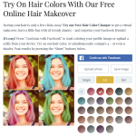 Essayer des couleurs en ligne pour teinte cheveux