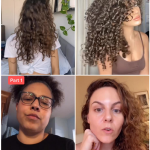 Sur TikTok : Test pour savoir si des cheveux sont bouclés ou frisés.